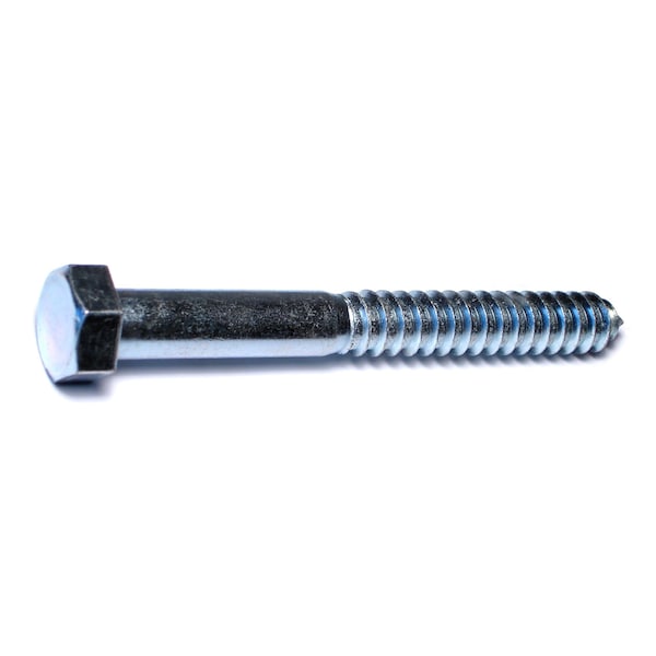 Midwest Fastener Lag Screw, 3/4 in, 7 in, Steel, Zinc Plated Hex Hex Drive, 20 PK 01364 - main